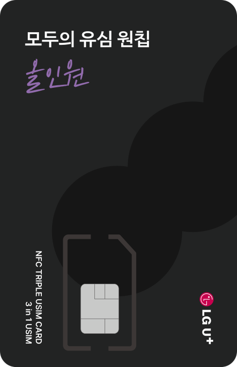 LG U+ 모두의 유심 원칩 제품 이미지